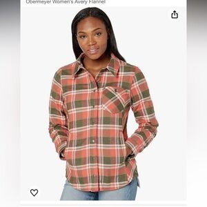 Obermeyer lined flannel/jacket - Medium- NWOT